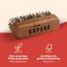 Kupana by Flow | Vegan Beard Brush | FSC Certified Oak Wood | Made in Germany Eco-Friendly Grooming Essentials - Buy Online on GoSupps.com