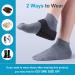 Heel Cups for Pain Relief | Plantar Fasciitis Heel Spur Bursitis & Cracked Heels - Black (1 Pair) - Size S - Buy Online on GoSupps.com