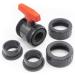 PVC Ball Tap 50mm | 1 1/2 Inch Shut-Off Tap for Adhesive Muffles & Fittings | 2-Way Connector for Pool & Pond Construction | BM_116 50mm - Buy Online on GoSupps.com