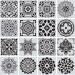 16 Pcs Reusable 6x6 Inch Mandala Stencils for DIY Painting and Scrapbooking - Dot Painting Templates - Buy Online on GoSupps.com