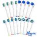 16 Pack Replacement Brush Heads for Electric Toothbrush - Fits Braun Pro 1000 Vitality - Assorted Cross, Floss, Precision, Sensitive - Buy Online on GoSupps.com