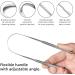 Y-Kelin Stainless Steel Tongue Scraper Set - 3PCs with Storage Bag & Hook | Metal U-Shaped Tongue Cleaners for Fresh Breath & Oral Care - Buy Online on GoSupps.com