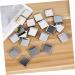 FOMIYES 60pcs Square Magnets Metal Pans for Eyeshadow Watercolor Plate Aluminum Plate Iron Plate M As Shown - Buy Online on GoSupps.com