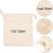 PLAFOPE 3pcs Hair Dryer Storage Bag Storage Bag Drawstring Dryerbag Hairdryer Case Toiletey Sac Beige Fabric - Buy Online on GoSupps.com