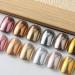 Poudre de ongles chrom e ensemble de poudre chrom e ongles | 6 couleurs paillettes Fingernail Chrome | Shimmer Nail fournit de la poudre pour le festival les rencontres le maquillage l'Halloween 01 UN - Buy Online on GoSupps.com