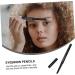 DRESSOOS 3pcs Eyebrow Pencil Brush Rotate Eyebrow Pencils Long Lasting Eyebrow Pencils Chocolate - Buy Online on GoSupps.com