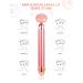 3-in-1 Rose Quartz Face Massager Tool for Women - V Line Lifting, Eye Massager, and Double Chin Reducer - HANABEE Facial Roller (Pink) - Buy Online on GoSupps.com