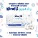 Kindii Pure&Dry Baby Wipes Set - Ultra Soft Pure Cotton Dry Wipes - for Sensitive Skin - Fragrance and Alcohol Free - Buy Online on GoSupps.com