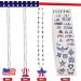28 PCS 4th of July Accessories Party Favors: Patriotic Star Bead Necklaces and Temporary Tattoos - Independence Day Supplies for Kids and Adults - Buy Online on GoSupps.com