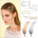 Melliex 14-Piece Pearl Hair Clip Set | Metal & Acrylic Resin Clips for Women & Girls - Perfect for Weddings & Daily Style - Buy Online on GoSupps.com