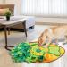 Amzeeniu Sniffing Carpet & Snuffle Mat for Cats & Dogs | Interactive Leaf-Shaped Puzzle Toy for Smell Training & Intelligence Development - International Shipping Available - Buy Online on GoSupps.com