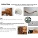 Cat Bridge Hanging Hammock & Shelves Set - Sturdy Wall Mounted Cat Furniture 56.7 - Natural Pine Rope Bridge for Large Cats - Easy Install - Buy Online on GoSupps.com