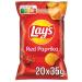 Lay's Red Paprika - Crispy seasoned potato chips for a successful party - 20 x 35g 35 g (pack of 20)