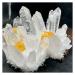 Natural Crystal Rough 500g Natural Quartz White Yellow Crystal Cluster Home Decoration Wedding Decoration Stone Mineral Specimen