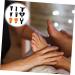 Beavorty 5 Sets of 9-Piece Massage Head & Interchangeable Fascia Accessories for Body Massage Devices - Black - Buy Online on GoSupps.com