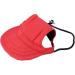 Psop Dog Baseball Cap - Stylish Pet Sun Hat with Ear Holes for Dogs - Red XL - Buy Online on GoSupps.com