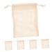 VINTORKY 5pcs Soap Storage Bag Mesh Soap Saver Soap Mesh Bag Soap Bag Soap Foaming Bag Scrubbing Cotton Linen