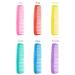 12-Piece Colorful Hair Combs Set for Kids, Women, and Men - Plastic Fine Dressing Comb in Yellow, Purple, Green, Blue, Red, and Pink - Buy Online on GoSupps.com