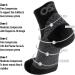 OS1st FS4 Plantar Fasciitis Socks - Relief Arch Support & Foot Health | 4 Styles L Qtr Crew Black | International Shipping Available - Buy Online on GoSupps.com