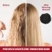 Satin Hair Bonnet for Sleeping - Silk Wrap Cap for Curly Hair Women - Wide Elastic Band (Black & Red) - Buy Online on GoSupps.com
