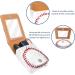Travel Lipstick Organizer Case - Portable Makeup Bag with Mirror | Baseball Texture Print - E593i5fgze - Buy Online on GoSupps.com