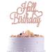 Half Birthday Cake Topper 1/2 Birthday Cake Topper Decorations 6 Months Birthday Decorations 6 Month Birthday Baby Shower Cake Topper Happy Half Birthday Decorations Rose Gold Glitter