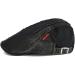 VOBOOM 100% Cotton Distressed Black Ivy Caps Newsboy Cabbie Gatsby Hat - Buy Online on GoSupps.com