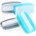 com-four hand washing brush - nail brush - hand brush - cleaning brush for hands and fingernails 4 pieces - blue/black
