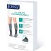 JOBST Sport Knee High Compression Socks 15-20 mmHg | White/Grey | Medium - International Shipping Available - Buy Online on GoSupps.com