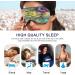 Light Blocking Sleep Mask - Abstract Flowers Butterfly Eye Cover for Men & Women | Adjustable Soft Blindfold for Travel Naps & Sleeping - Buy Online on GoSupps.com