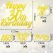 30th Birthday Party Decorations - Glitter Cake & Cupcake Toppers for Women & Men - Celebrate 30 Years with Joy! - Buy Online on GoSupps.com