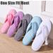 Soft Fleece Spa Flip Flops Set | 5 Pairs Guest & Hotel Slippers | Unisex House Shoes for Salons & Parties | Washable & Reusable - Buy Online on GoSupps.com