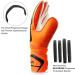 Obbsen Goalkeeper Gloves with Fingersave | Extra Strong Grip Football Gloves | Sizes 5-7 Kids & 8-10 Adults | Classic Orange - Buy Online on GoSupps.com