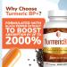 TurmericBP+ Turmeric Curcumin with Black Pepper Extract 655mg - High Absorption Turmeric Supplement with 95% Curcuminoids & BioPerine-Tumeric Capsules for Inflammation Support - 30 Caps 1 Month Supply - Buy Online on GoSupps.com