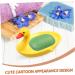 Amosfun Ceramic Swan Soap Dish Travel Soap Case Soap Dispenser Cute Shower Organizer Travel Ceramic Soap Holder Self Soap Container Self Draining Soap Dish Soap Dish for Shower Little Duck Yellow 15X10.5X9CM - Buy Online on GoSupps.com
