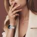 V-MORO Bling Diamond Metal Band with Protective Case for Fitbit Versa 4/Sense 2 - Silver - Buy Online on GoSupps.com