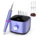 YaFex Electric Nail Drill Machine - 30000RPM Nail Drills for Acrylic Nails Professional, Efile Nail File with LED Display for Shaping, Buffing, Removing Gel Nails Purple