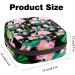 Women s Binding Pocket Tampon Storage Bag - Pink Flowers & Flamingo Pattern | Stylish & Functional Bandage Zip Pockets - Buy Online on GoSupps.com