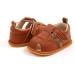RVROVIC Baby Sandals | Soft Sole Summer Infant Crib Shoes | Toddler Prewalker Outdoor Walking Shoes 6-12 Months | Brown - Buy Online on GoSupps.com