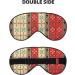 Navaho Style Unisex Sleep Eye Mask | Soft Comfort Travel Eye Shade for Yoga & Shift Work - Buy Online on GoSupps.com