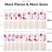 NAILOG Semi Cured Gel Nail Strips 34 pcs Salon-Quality Gel Nail Stickers Long Lasting Nail Wraps for Women with Soft Gel Finish Florid - Buy Online on GoSupps.com