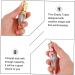 GALPADA 10pi ces Lip Gloss Tubes Radish Shape Mini Refillable Cosmetic Containers Portable for Travel Diy Lip Balm Bottles Set - Buy Online on GoSupps.com