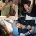 Men's 8pcs Temporary Tattoo Sleeves - Fake Slip On Sunscreen Arm Protectors for Cosplay & Body Art - Buy Online on GoSupps.com