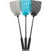 OFXDD Rubber Fly Swatter, Long Fly Swatter Pack, Fly Swatter Heavy Duty, Total Random Colors (3 Pack)