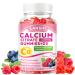 Calcium Citrate Gummies 1200mg with Vitamin D3 & K2 Supplements for Women & Men High Absorption Calcium Gummies Plus Magnesium Zinc for Strong Bones & Immune Support Mixed Berry Flavor 60 Count (Pack of 1)