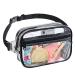 Clearworld Clear Fanny Pack for Women Men Stadium Approved Waist Pack with Adjustable Strap Fashion Belt Bag for Festival Games Travel and Concerts Black