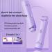 Electric Bikini Trimmer Bikini Trimmer Double Head Cordless Body Hair Personal Hairdresser Facial Remover for Face and Armpit Arm Purple - Buy Online on GoSupps.com