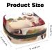 Portable Menstrual Cup Bag for Women | Terrier on Car Design | Zipper Storage for Teen Girls - Buy Online on GoSupps.com