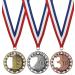 Hodges Award Medals - 1st 2nd 3rd Award Medals - Gold Silver Bronze Medals with Neck Ribbons