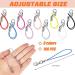 Flutesan Lobster Clasp Cords - 100 Pieces, 9 Colors - Mini Lariat Cord Straps for DIY Jewelry - Cellphone/USB/Keychain Lanyards - Buy Online on GoSupps.com